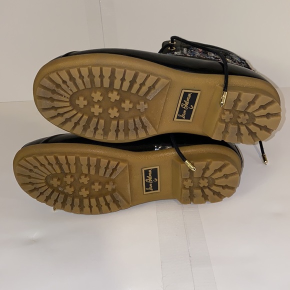 Sam Edelman Caldwell Multi Color Tweed Duck Boots - Picture 5 of 7